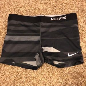 Nike pro workout shorts.